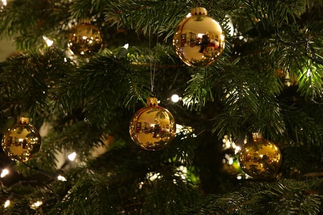 Weihnachtsbaumbeleuchtung mit LED Lichterkette