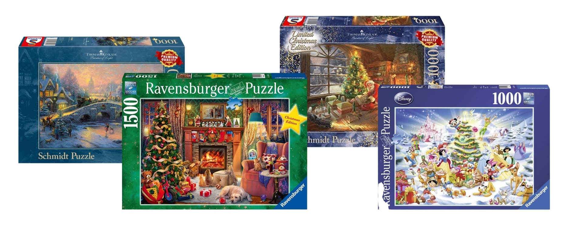 Puzzle Erwachsener 1000 Teile Merry Christmas Weihnachtsmann D4D1 