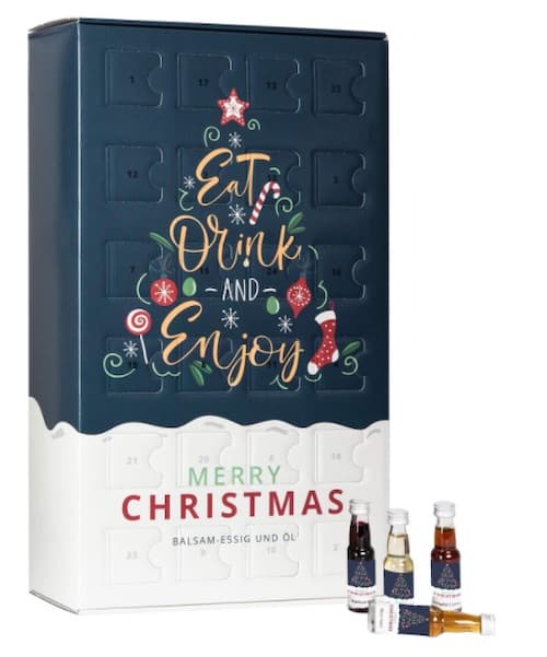 Koch-Adventskalender mit Essig & Olivenöl