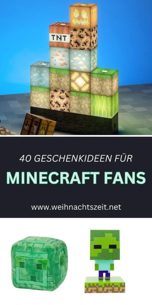 40 coole Geschenke für Minecraft Fans