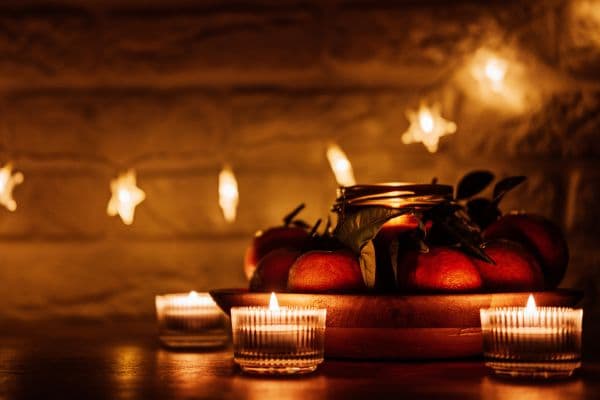 Kerzenlicht zur Adventszeit